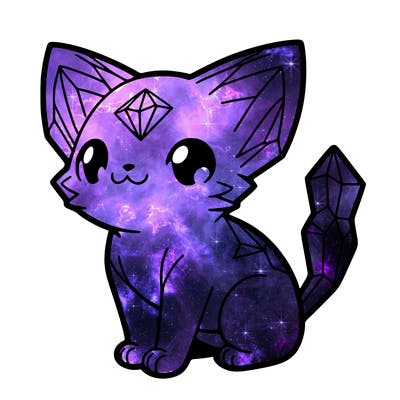 crystal kitten