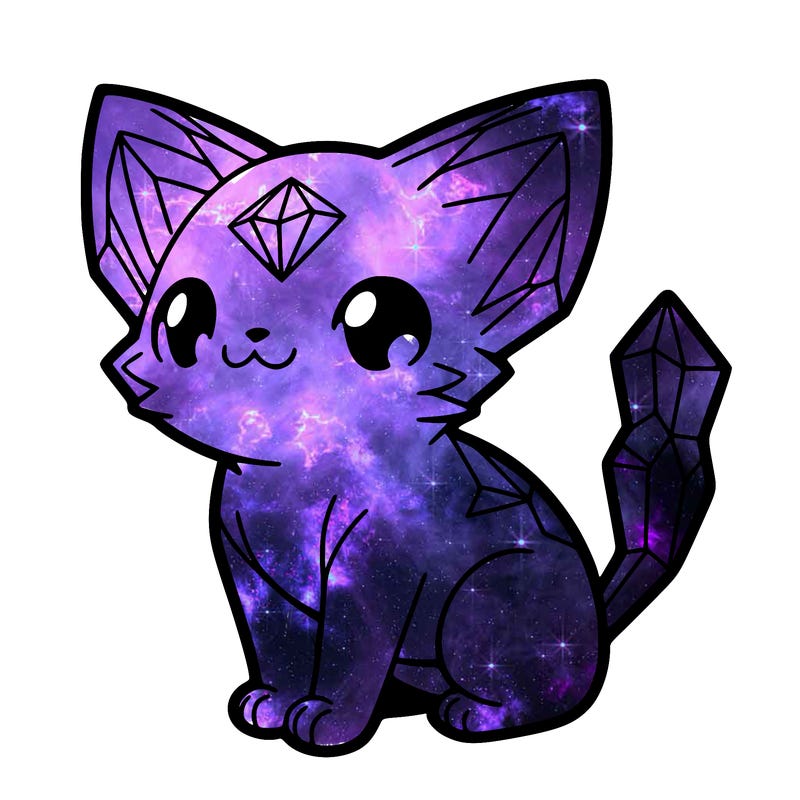 crystal kitten