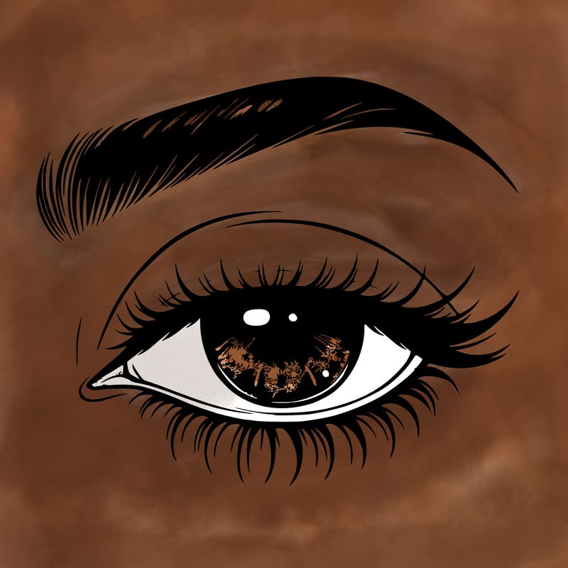 eye closed realistic