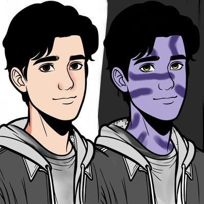 realistic teenage boy