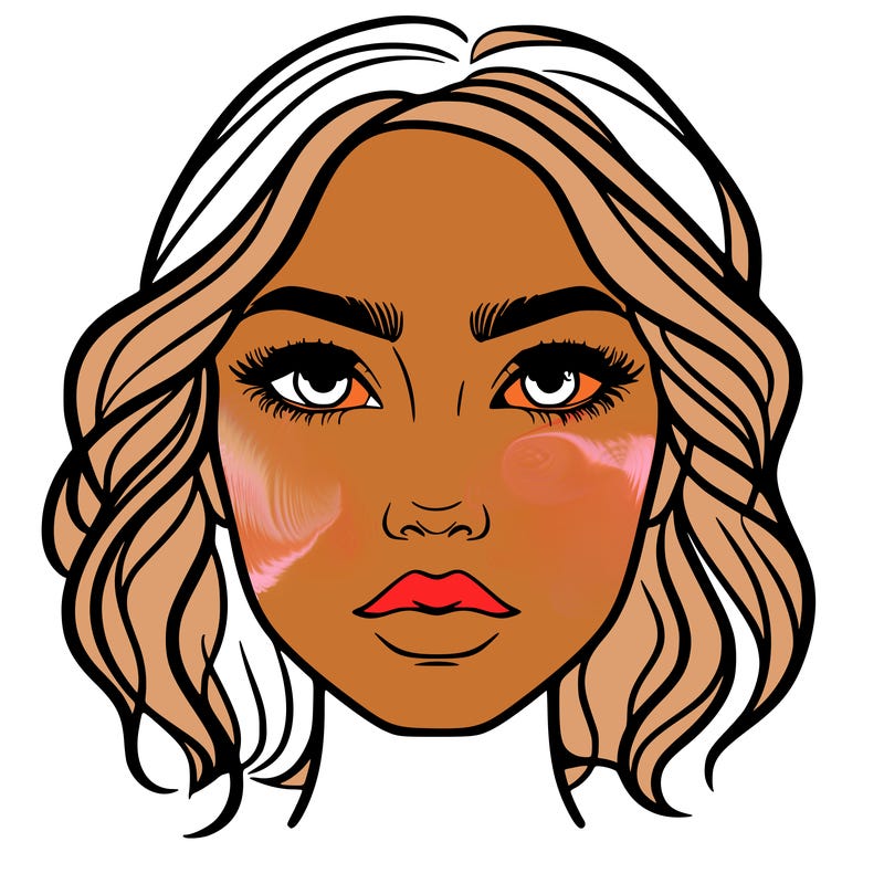 woman face