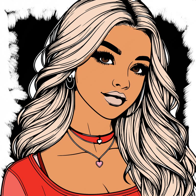 detailed realistic girl