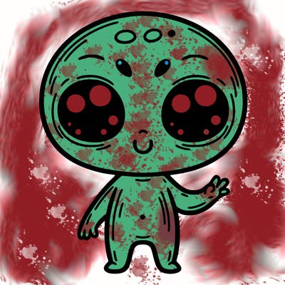 alien cute