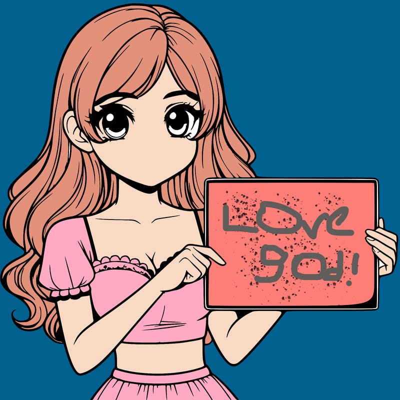 realistic pretty girl holding blank sign