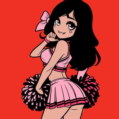 realistic cheerleader