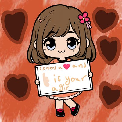 a cute girl holding a blank sign