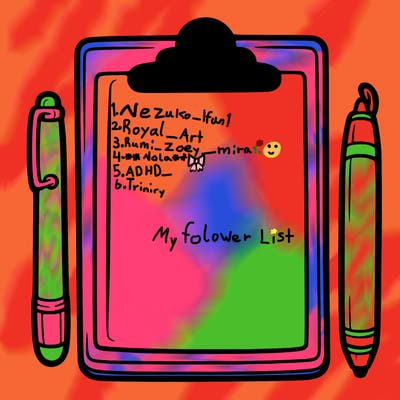 blank clip board with pen