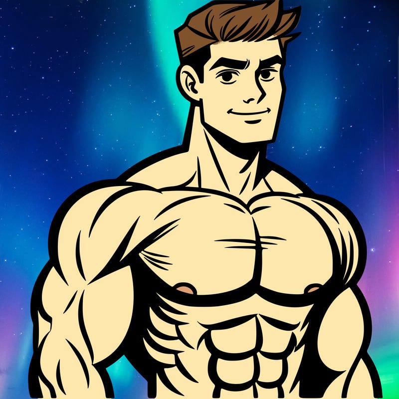 handsome and muscular boy