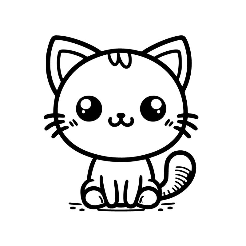 cartoon cute cat