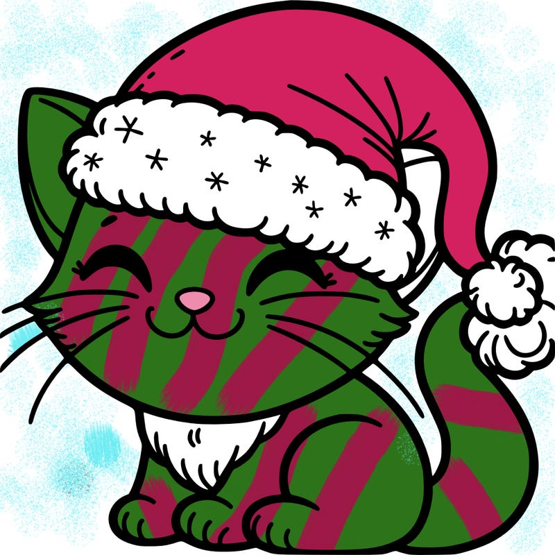 cristmas cat