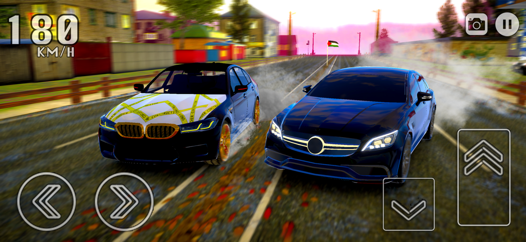 Caucasus Traffic Racer - High speed street racing between two luxury cars in Caucasus Traffic Racer