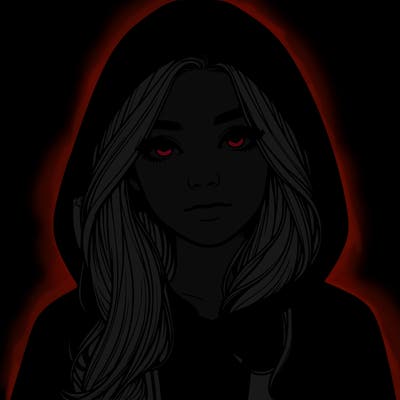 realistic girl with a hoodie