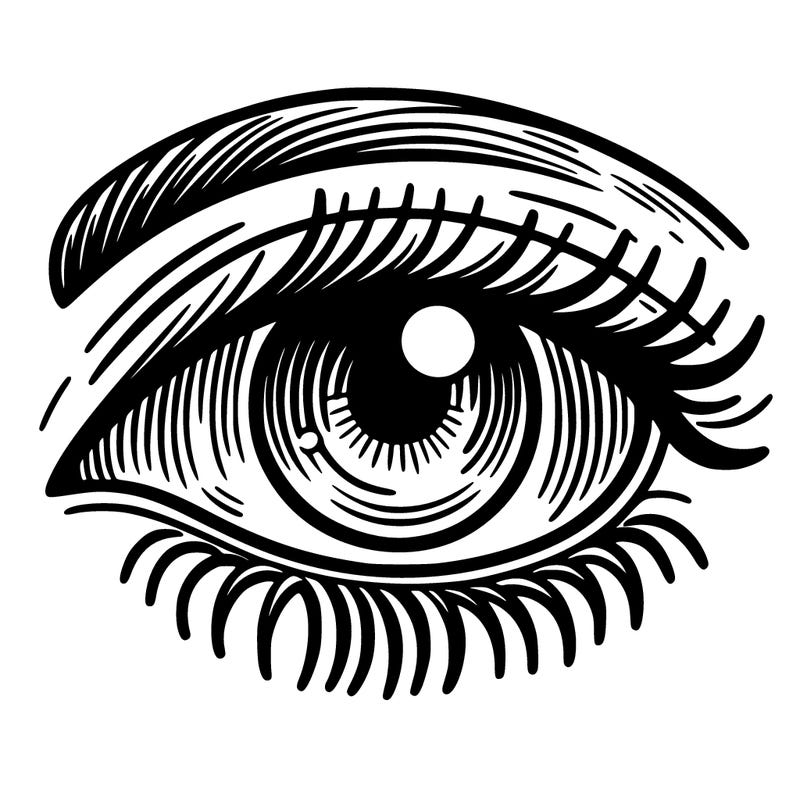 a eye