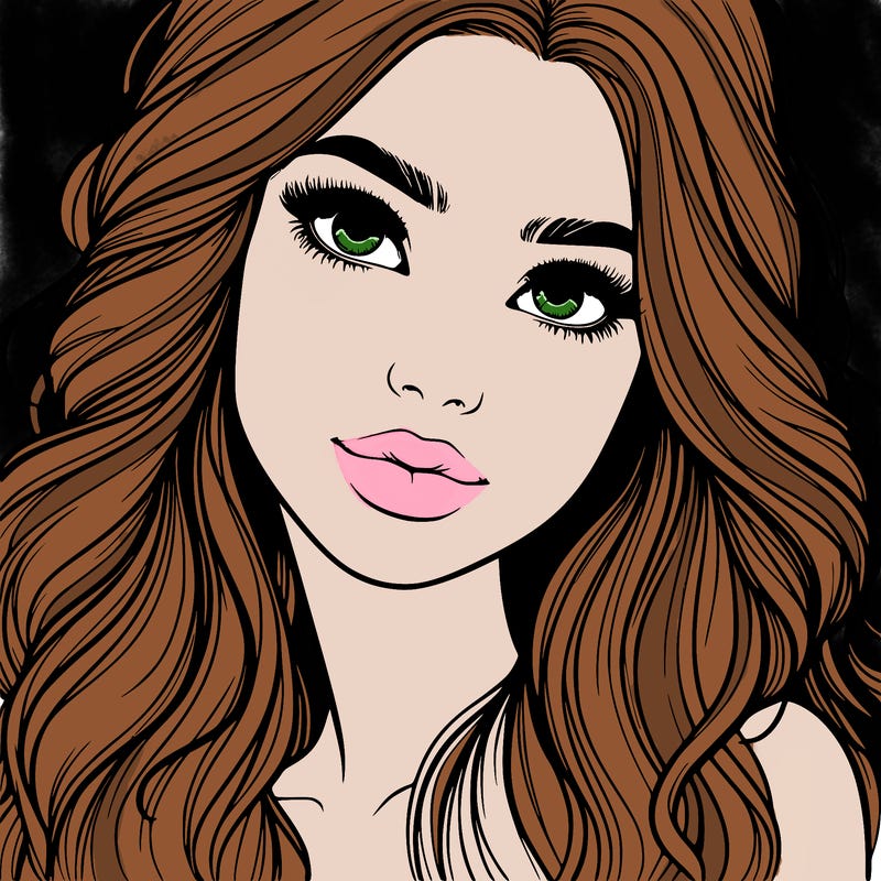 beautiful realistic girl