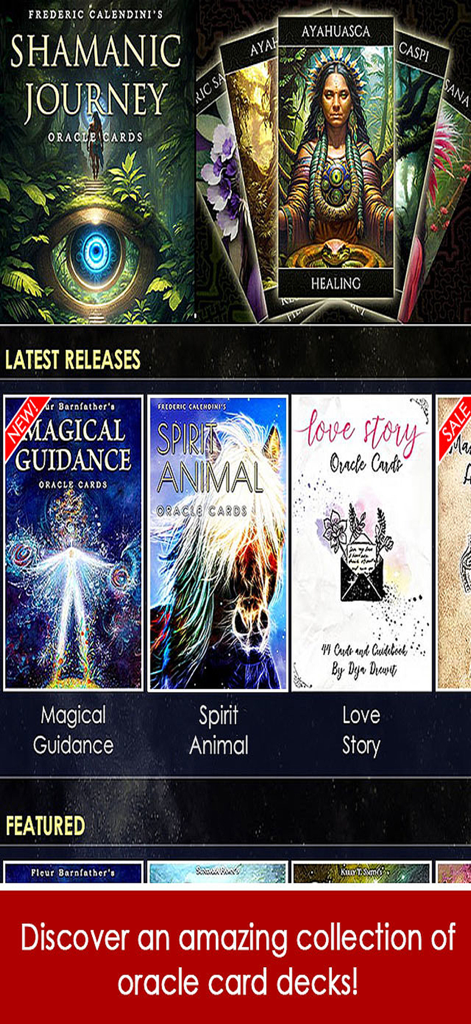 Indie Goes Oracle Cards - Biblioteca digital de mazos de cartas oráculo espirituales con los últimos lanzamientos como animales espirituales y guía mágica