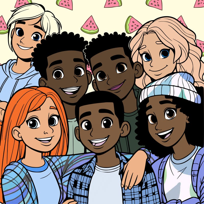 a mixed friend group