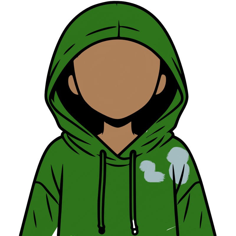 faceless girl in hoodie