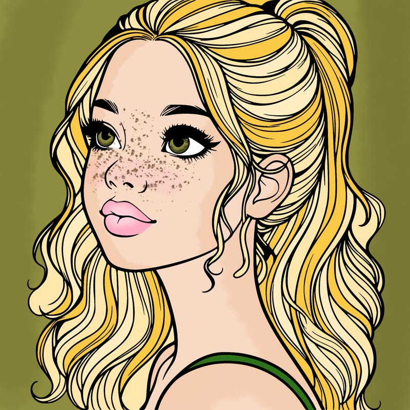 beautiful realistic girl