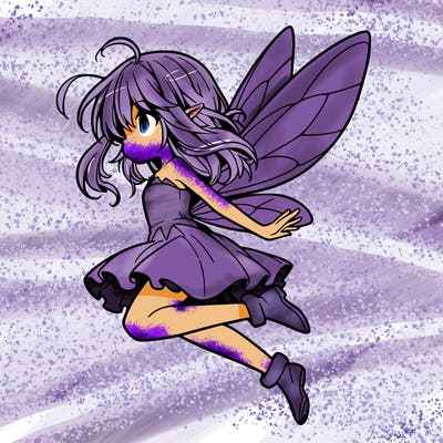 manga fairy flying