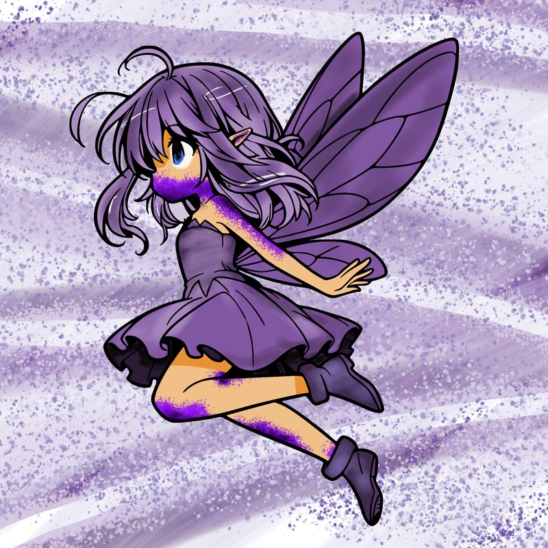 manga fairy flying
