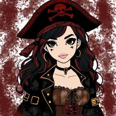 realistic pirate girl