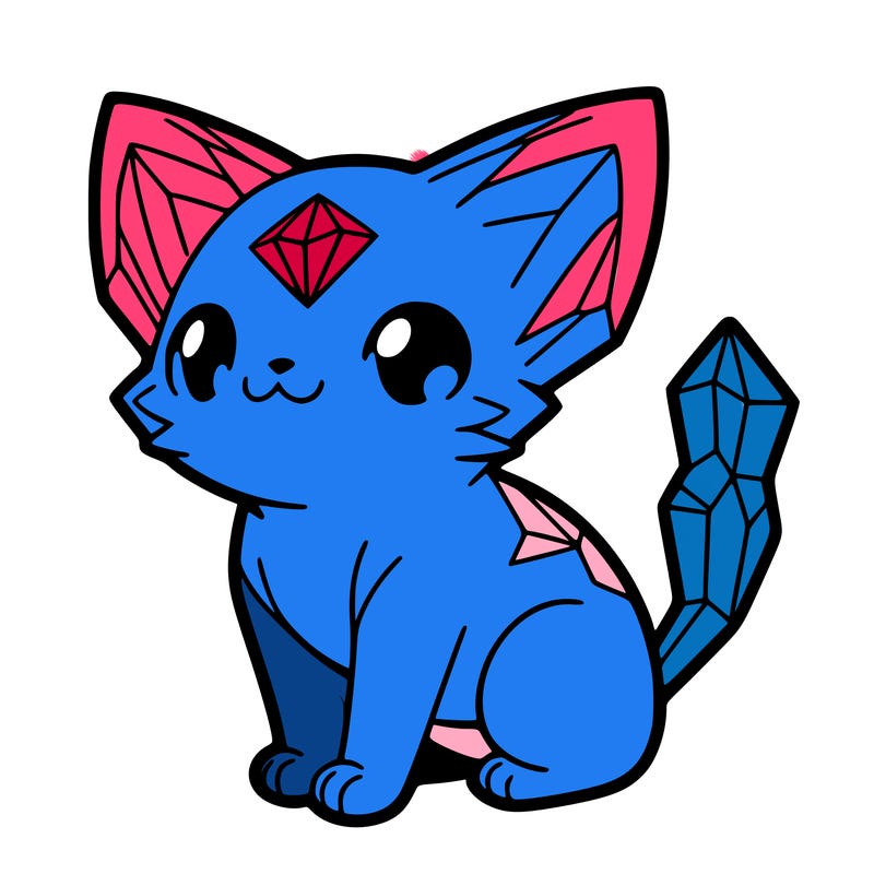 crystal kitten