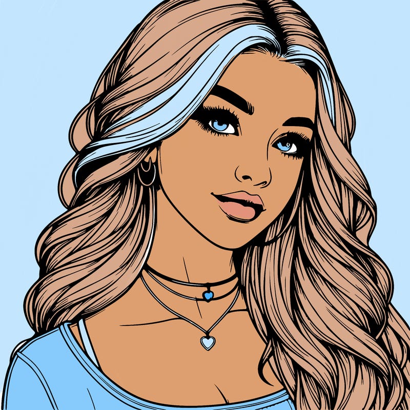 detailed realistic girl