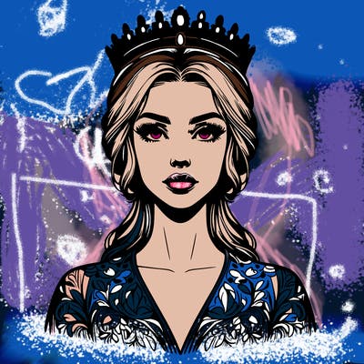 realistic beautiful queen