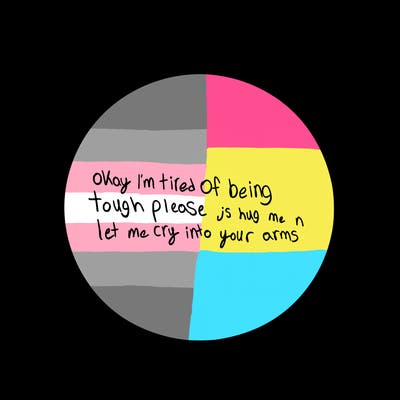 a circle with nothing around it