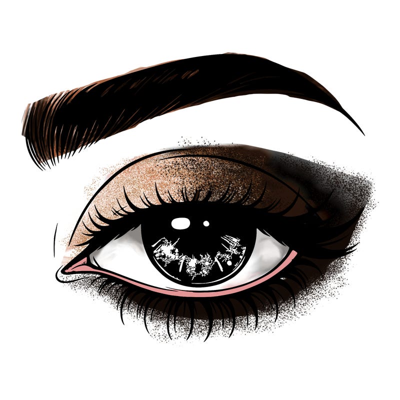 eye closed realistic