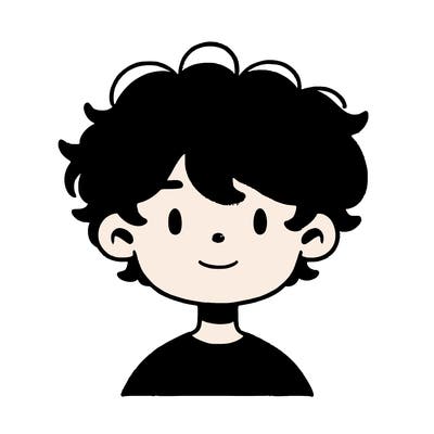 boy with wavy and curly hair light brown skin