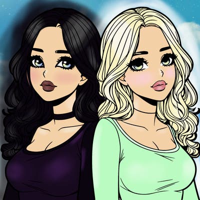 realistic twin sisters