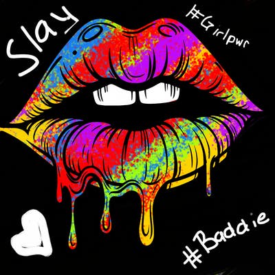 lips that look realistic and drip