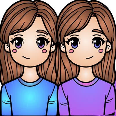a teenager twins