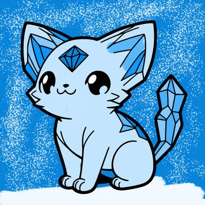 crystal kitten