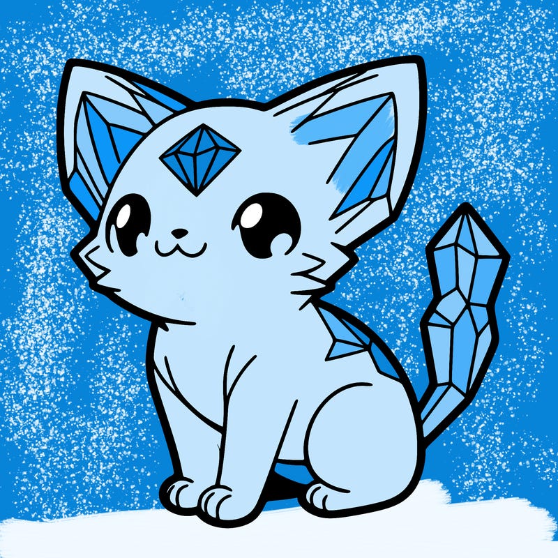 crystal kitten