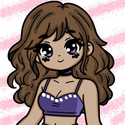 girl in a cute crop top