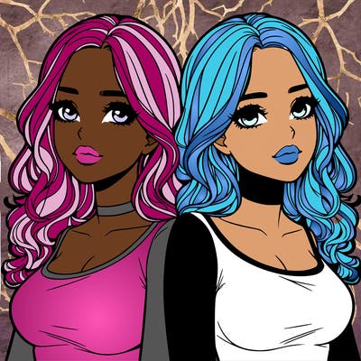 realistic twin sisters