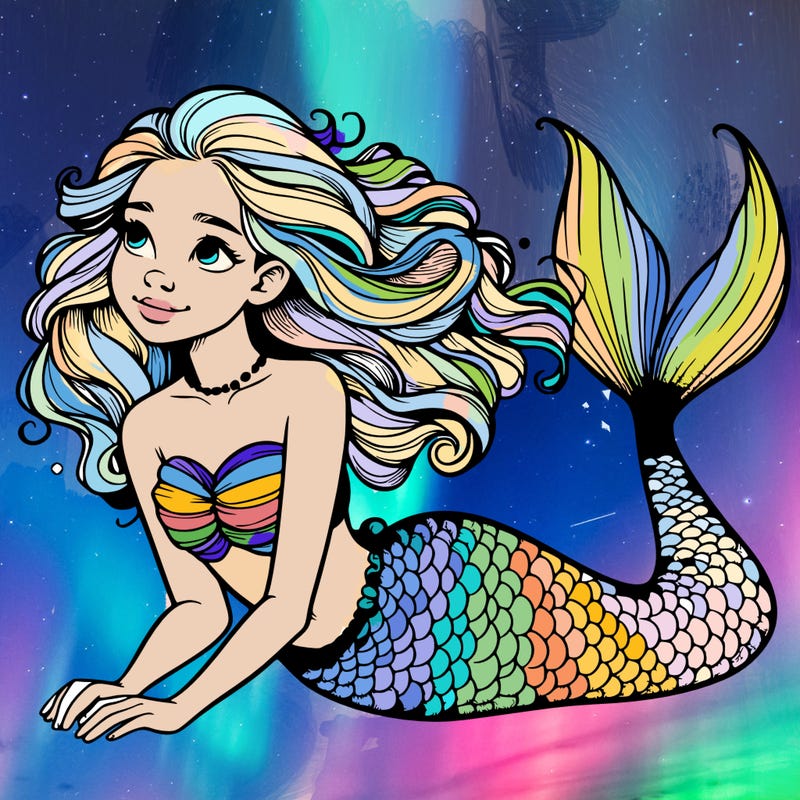 a realistic mermaid