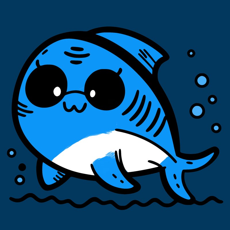 a cute shark