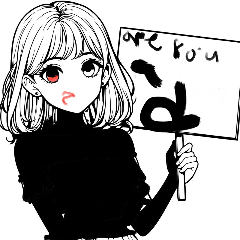 realistic pretty girl holding blank sign