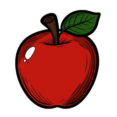 an apple