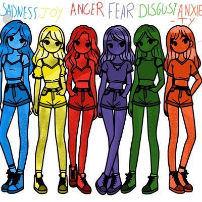 a group of girls wearing crop tops and shorts