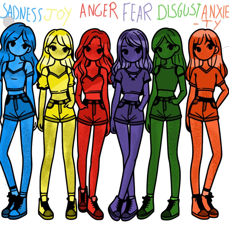 a group of girls wearing crop tops and shorts