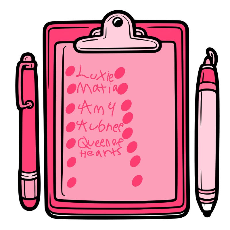 blank clip board with pen