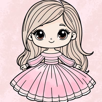 girl in dress
