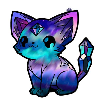 crystal kitten