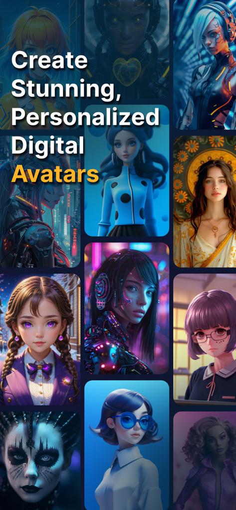 Ai Avatar Pro - A collection of personalized digital avatars in different artistic styles