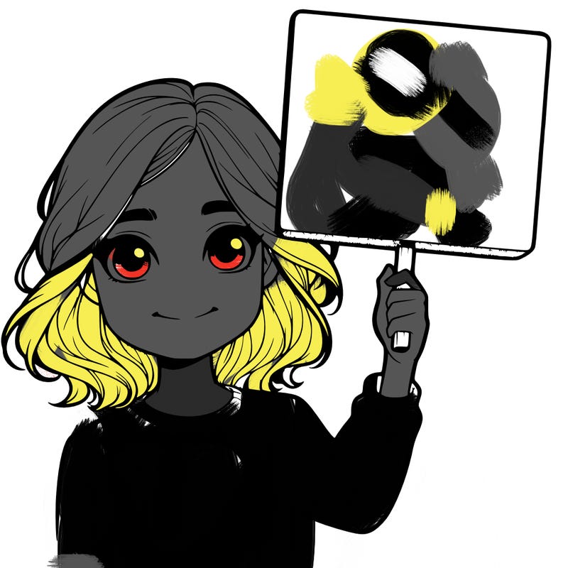 realistic girl holding up a sign