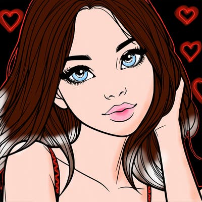 beautiful realistic girl